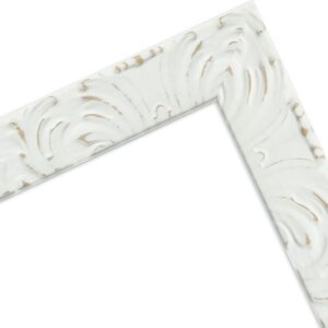 MendeFrames barokke fotolijst 42x59,4 cm wit klarglas