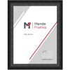 MendeFrames Houten fotolijst H620 Antiek zwart 59,4x84,1 cm met antireflexglas