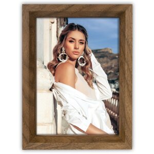 ZEP Premium Houten Fotolijst Bergen Bruin met Opstelvoet...