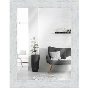 MendeFrames Wandspiegel H610 Vintage-Look wit 50x75 cm