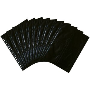 Fotophan-Sight Sleeves 9x13cm hoog zwart 10 sleeves