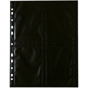 Fotophan-Sight Sleeves 9x13cm hoog zwart 10 sleeves