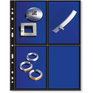 Fotophan-Sight Sleeves 9x13cm hoog zwart 10 sleeves