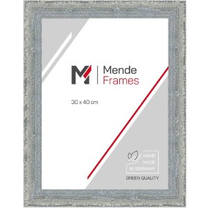 MendeFrames Vintage-look fotolijst grijs 20x30 cm met museumglas