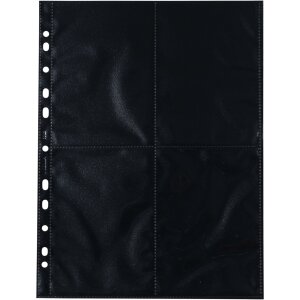 Fotophan-Sight Sleeves 10x15cm portret zwart 10 sleeves