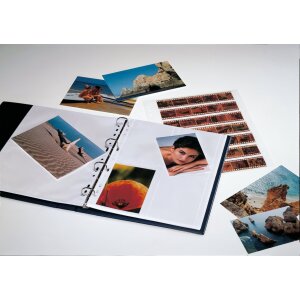 Fotophan-Sight Sleeves 10x15cm portret zwart 10 sleeves