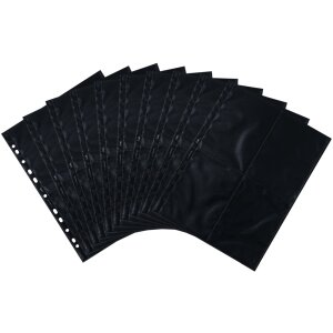 Fotophan-Sight Sleeves 10x15cm portret zwart 10 sleeves