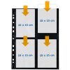 Fotophan-Sight Sleeves 10x15cm portret zwart 10 sleeves