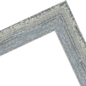 MendeFrames Vintage-look grijs houten fotolijst 50x100 cm met klarglas