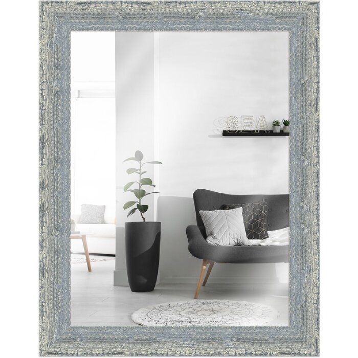 MendeFrames Wandspiegel H610 Vintage-Look grijs 50x60 cm