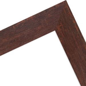 MendeFrames vintage houten fotolijst nussbaum 20x30 cm kunstglas