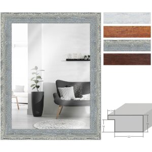 MendeFrames Vintage Wandspiegel in Massief Hout –...