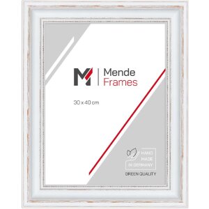 MendeFrames fotolijst H550 antiek wit 70x70 cm met...