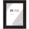 MendeFrames fotolijst H550 Antiek zwart 20x30 cm met museumglas