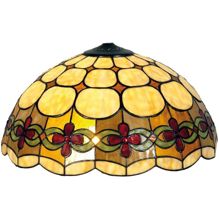 Tiffany lampenkap gekleurd glas ø 40 cm