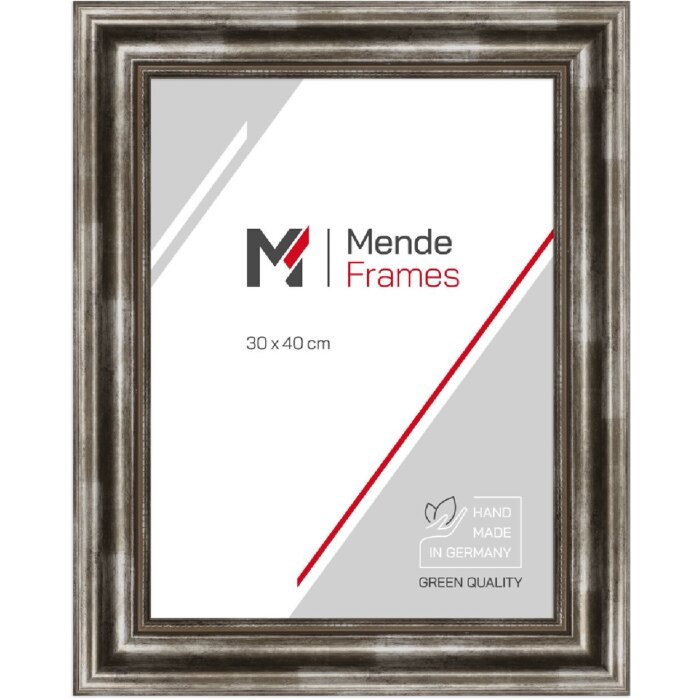 MendeFrames H550 antiek zilver 50x65 cm kunstglas fotolijst