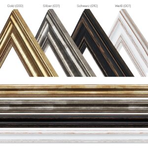 MendeFrames fotolijst H550 antiek zilver 21x29,7 cm met museumsglas