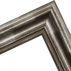 MendeFrames H550 houten fotolijst Antiek Zilver 42x59,4 cm met klarglas