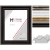 MendeFrames H550 Antiek fotolijst massief hout, wit, zwart, zilver, goud