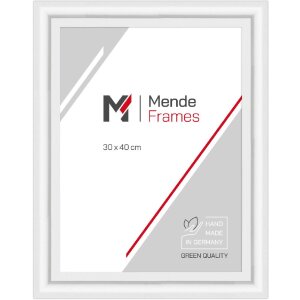 MendeFrames moderne houten fotolijst wit gemasert 30x90...