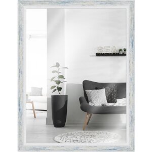 MendeFrames Wandspiegel H490 Modern blauw 30x90 cm