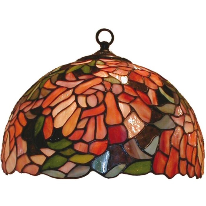 kleurrijke lampenkap Tiffany glas ø 30 cm