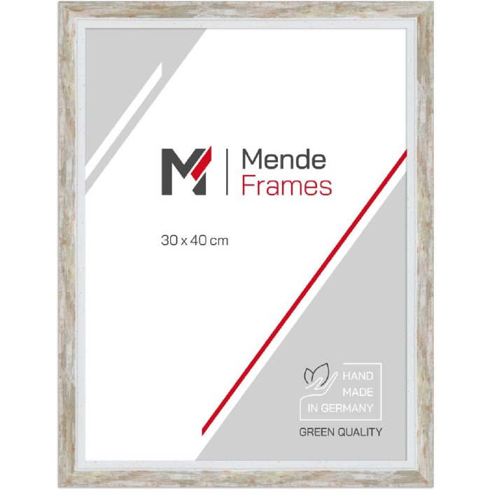 MendeFrames fotolijst H490 modern taupe 40x50 cm met antireflexglas