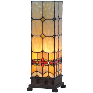 eenvoudige Tiffany lichtzuil 12,5x35 cm