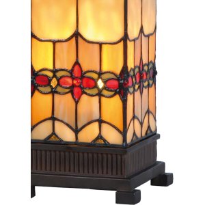 eenvoudige Tiffany lichtzuil 12,5x35 cm