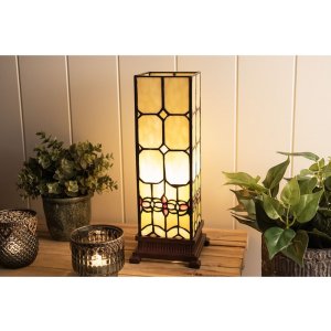 eenvoudige Tiffany lichtzuil 12,5x35 cm