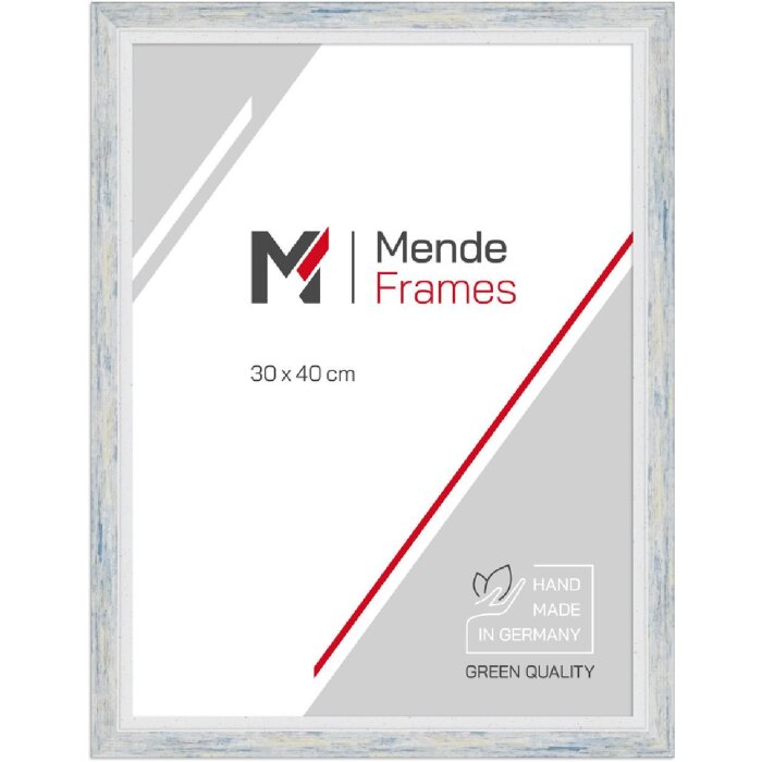 MendeFrames fotolijst H490 modern blauw 21x29,7 cm met klarglas