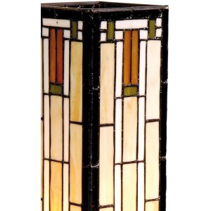 kleurige Tiffany tafellamp glasTiffany 12,5x35 cm