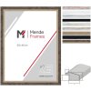 MendeFrames H490 Moderne fotolijst – pastelblauw, taupe, zwart, wit, eik, esdoorn – met passepartout-effect en glasopties