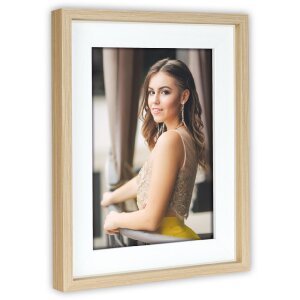 ZEP ASOS houten lijst met passepartout-effect in grijs...