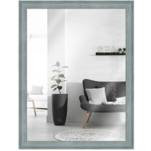 MendeFrames wandspiegel Landhaus blauw 45x60 cm