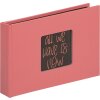 Walther Fotoalbum Fun Living Coral – 36 foto’s 10x15 cm, hardcover, levendig korallrood