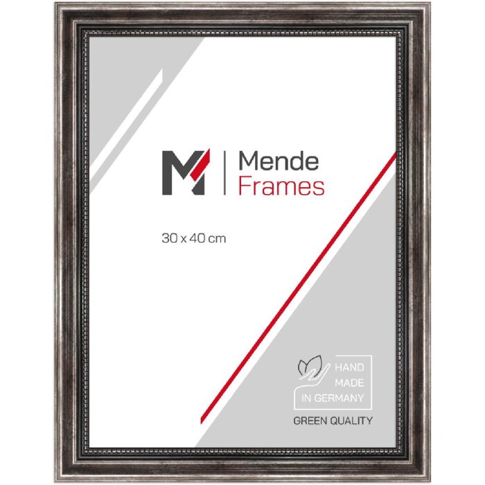 MendeFrames Fotolijst H450 Antiek metaal 30x90 cm Antireflexglas