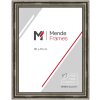MendeFrames houten fotolijst H450 antiek zilver 50x75 cm met antireflexglas