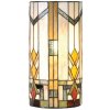 Wandlamp Tiffany kleur 19x11,5x35 cm