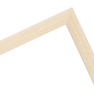 MendeFrames H430 Klassik houten fotolijst 50x65 cm natuurlijk hout met antireflexglas