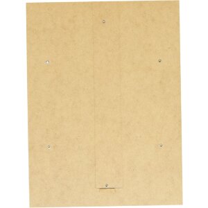 Effect MDF-achterwand met draaifeders 30x40 tot 70x100 cm voor houten lijsten