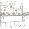 Wandplank Kapstok Rozen 46x44x17 cm