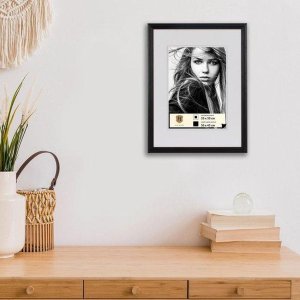 30x45 cm lijst Artos hout - zwart