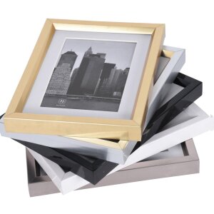Kunststof lijst metallica 10x15 cm - wit