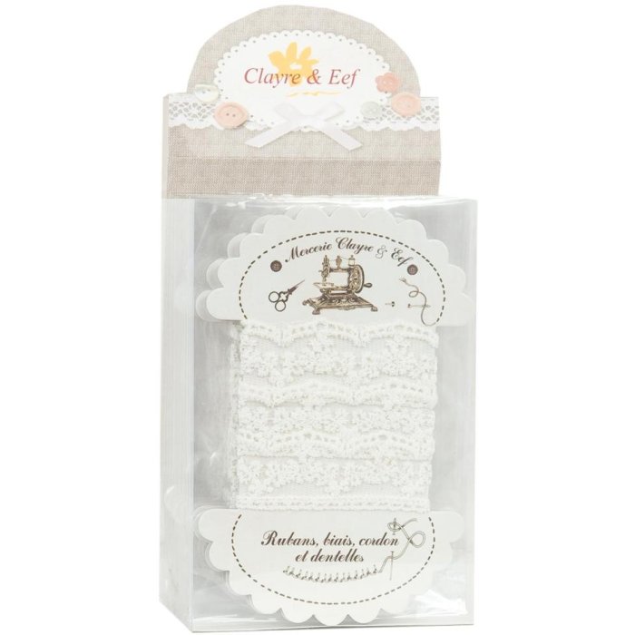 Kant lint mercerie 55 cm natuur