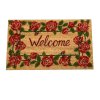 Welkom Deurmat met Roos Decor 75x45 cm