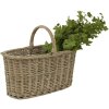 mooie mand met handvat 45x17 cm bruin