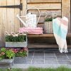 mooie mand met handvat 45x17 cm bruin