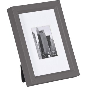 Lijst metallica 10x15 cm plastic- donkergrijs