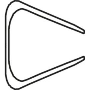 Klemrail Serodo 15 stuks 18mm zwart